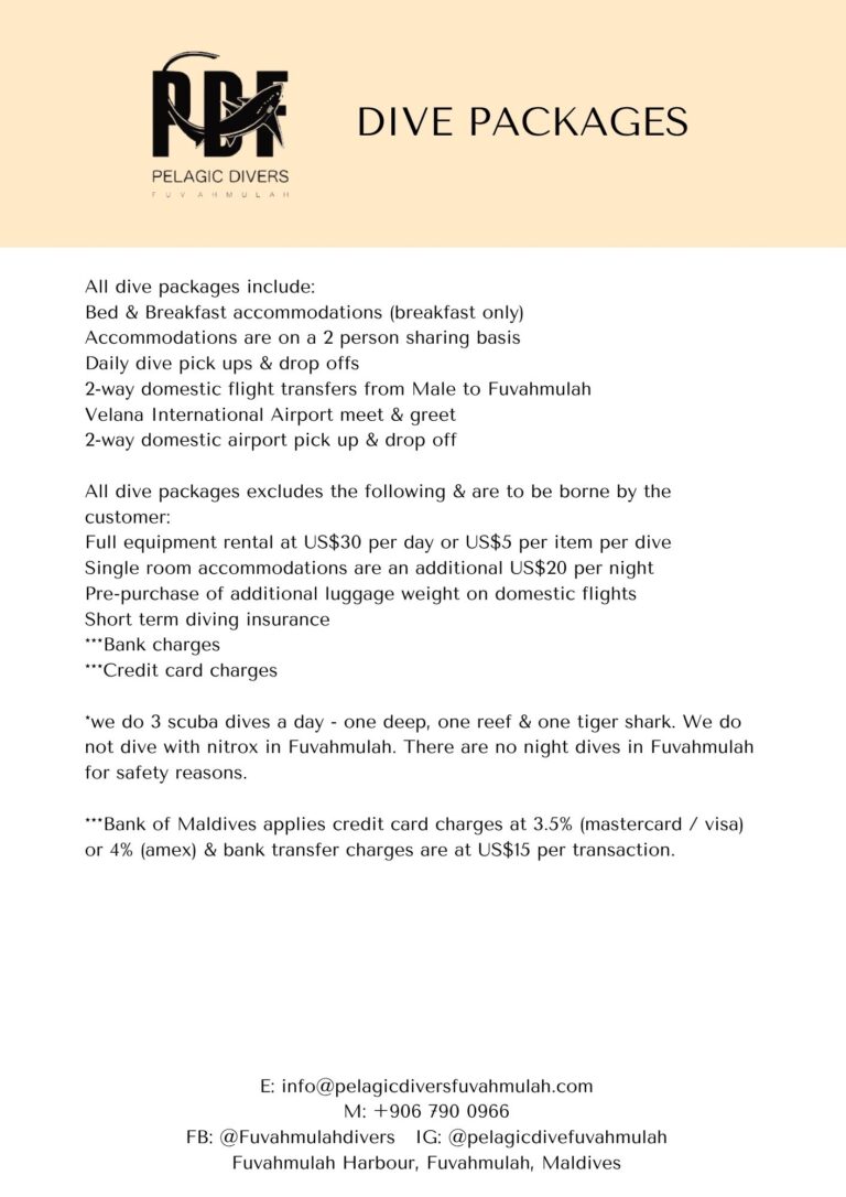maldives all inclusive package